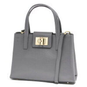 Furla Tote Shoulder Bag Soil Gray
